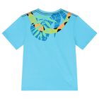 Boys Blue Lizard T-Shirt, 1, hi-res