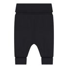 Baby Boys Black & White Logo Reversible Trousers Set, 1, hi-res