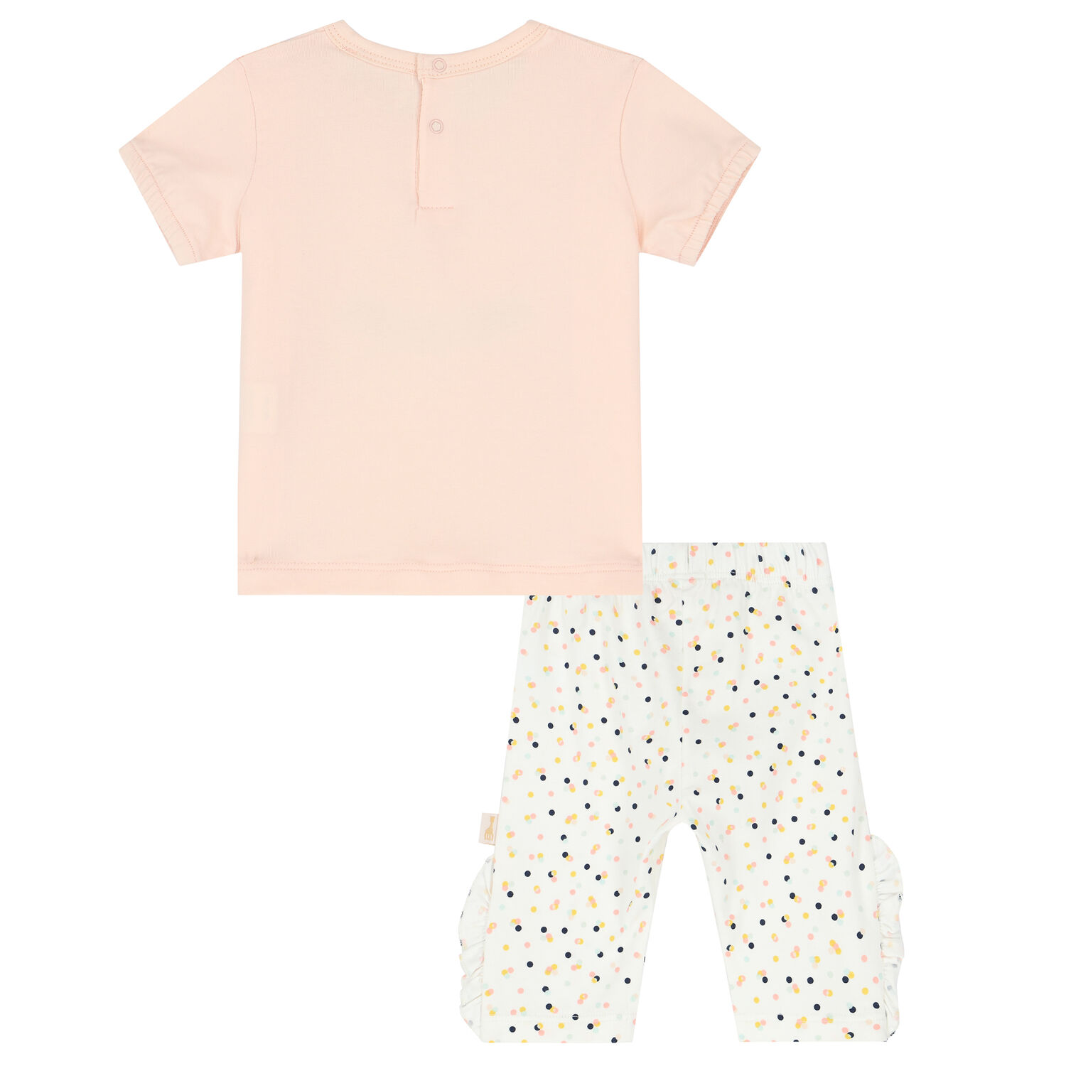 Baby Girls Pink & Ivory Trousers Set, 1, hi-res image number null