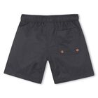 Boys Grey Logo Swim Shorts, 1, hi-res