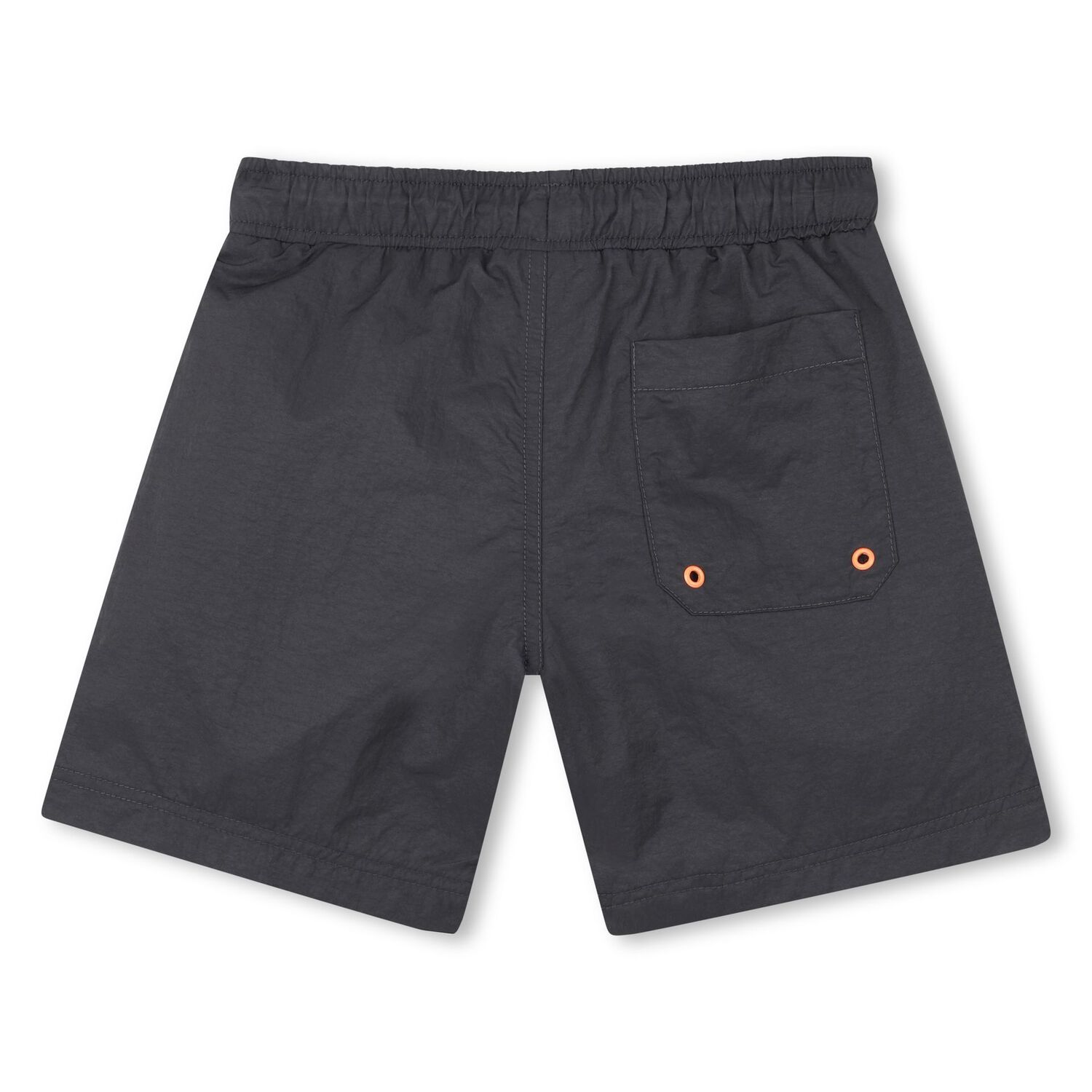 Boys Grey Logo Swim Shorts, 1, hi-res