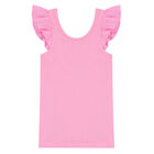 Girls Pink Ruffled Top, 1, hi-res