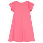 طقم فستان وحقيبة بطبعة حيوانات باللون الوردى, 1, hi-res