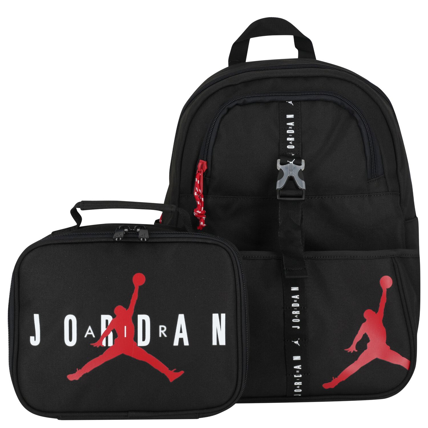 Black Jordan Logo Backpack, 1, hi-res