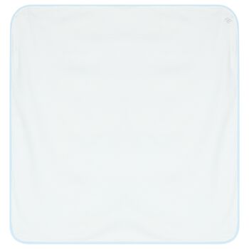 Emile et Rose بطانية أولاد باللون الأزرق والأبيض, 1 بطانية أولاد باللون الأزرق والأبيض