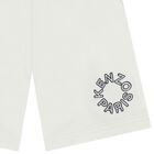 White Logo Shorts, 1, hi-res