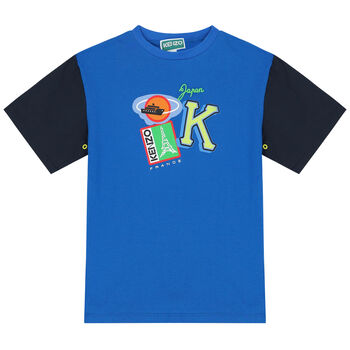 Boys Blue Logo T-Shirt