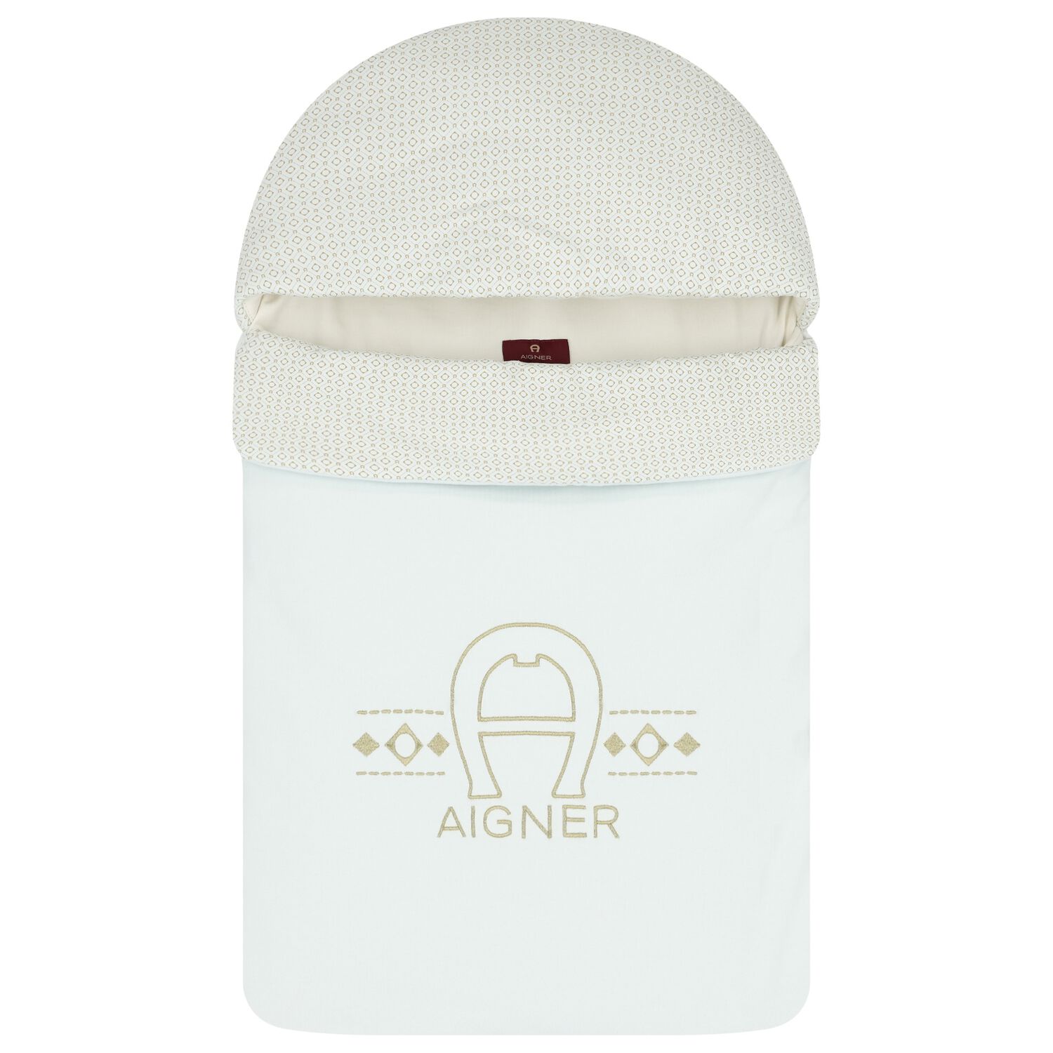 Baby Boys Blue & Gold Logo Nest, 2, hi-res