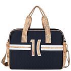 Navy Blue & Beige Baby Changing Bag, 1, hi-res