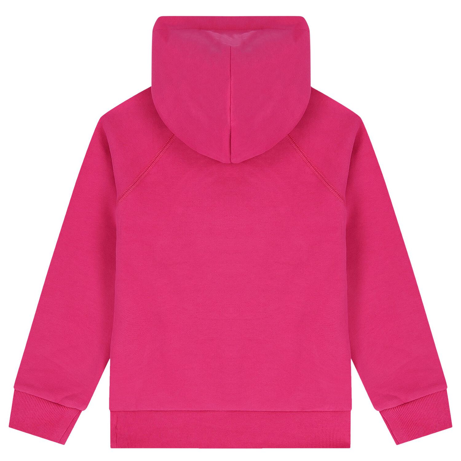 Girls Pink Logo Hooded Top, 1, hi-res