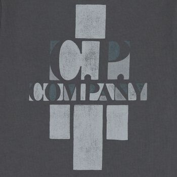 Boys Grey Logo T-Shirt 