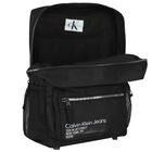 حقيبة ظهر بالشعار باللون الأسود, 1, hi-res