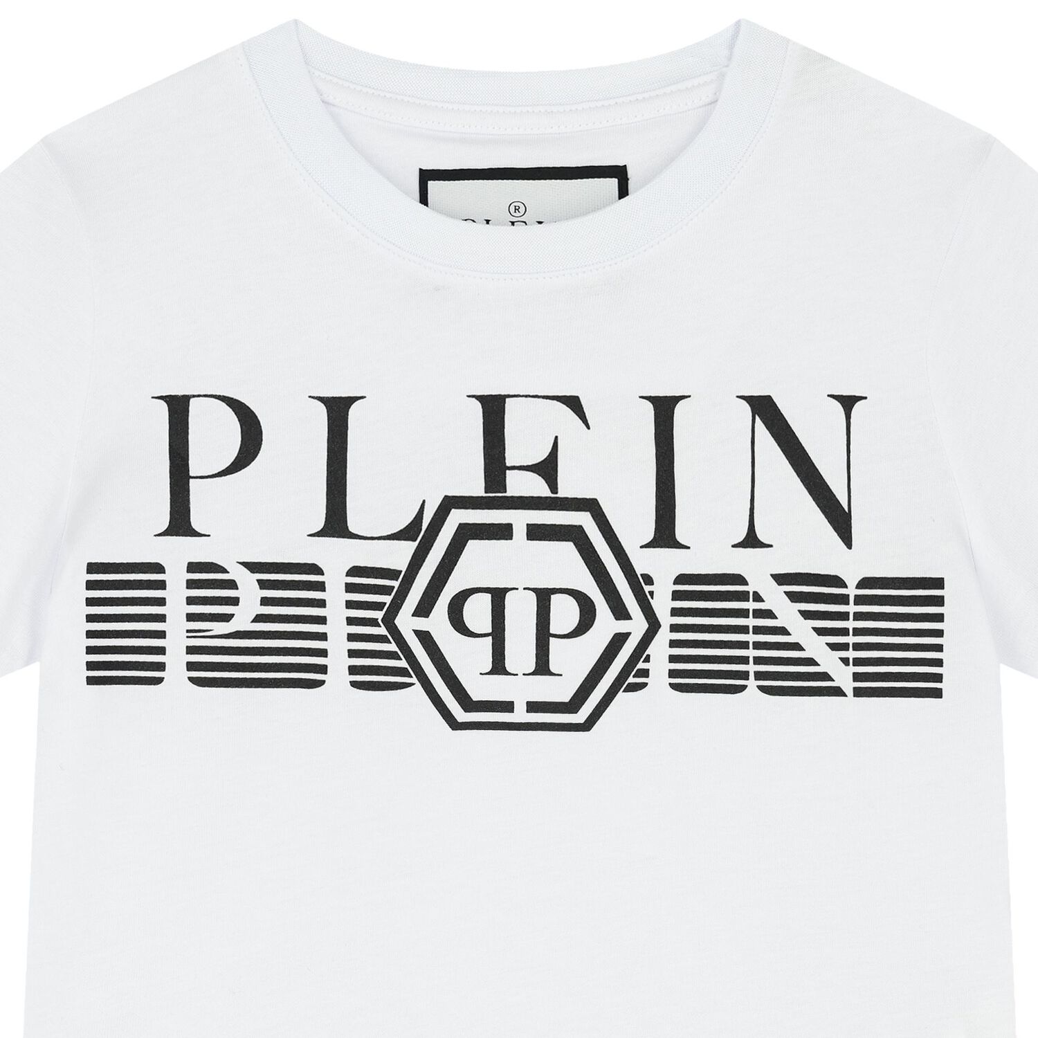 تيشيرت أولاد بالشعار باللون الأبيض, 1, hi-res image number null