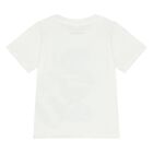 Younger Boys White Whales T-Shirt, 1, hi-res