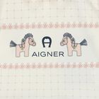 Ivory & Beige Horse & Logo Babygrow, 1, hi-res