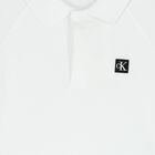 Boys White Logo Polo Shirt, 1, hi-res