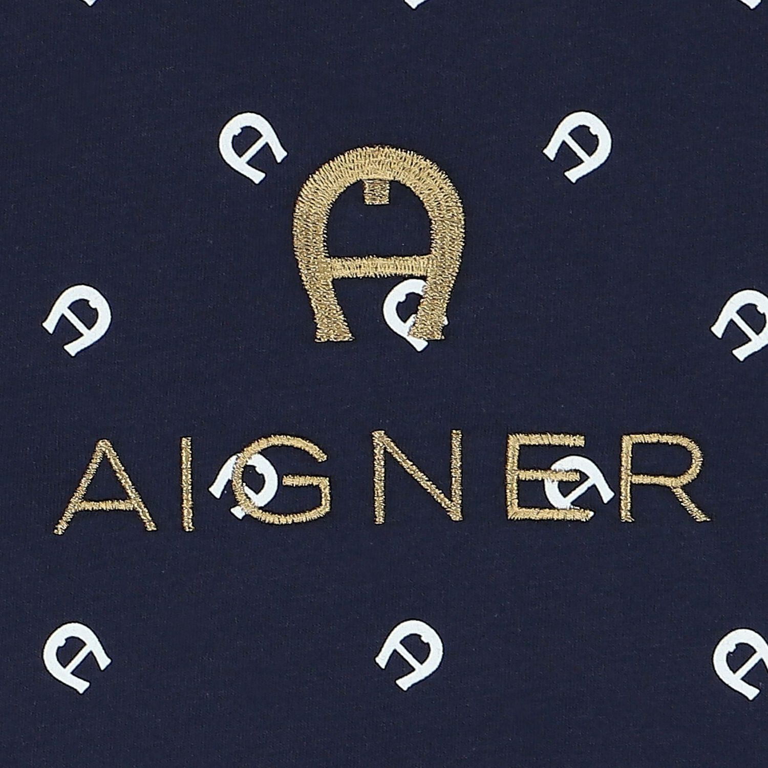 تيشيرت أولاد بالشعار باللون الكحلى, 1, hi-res