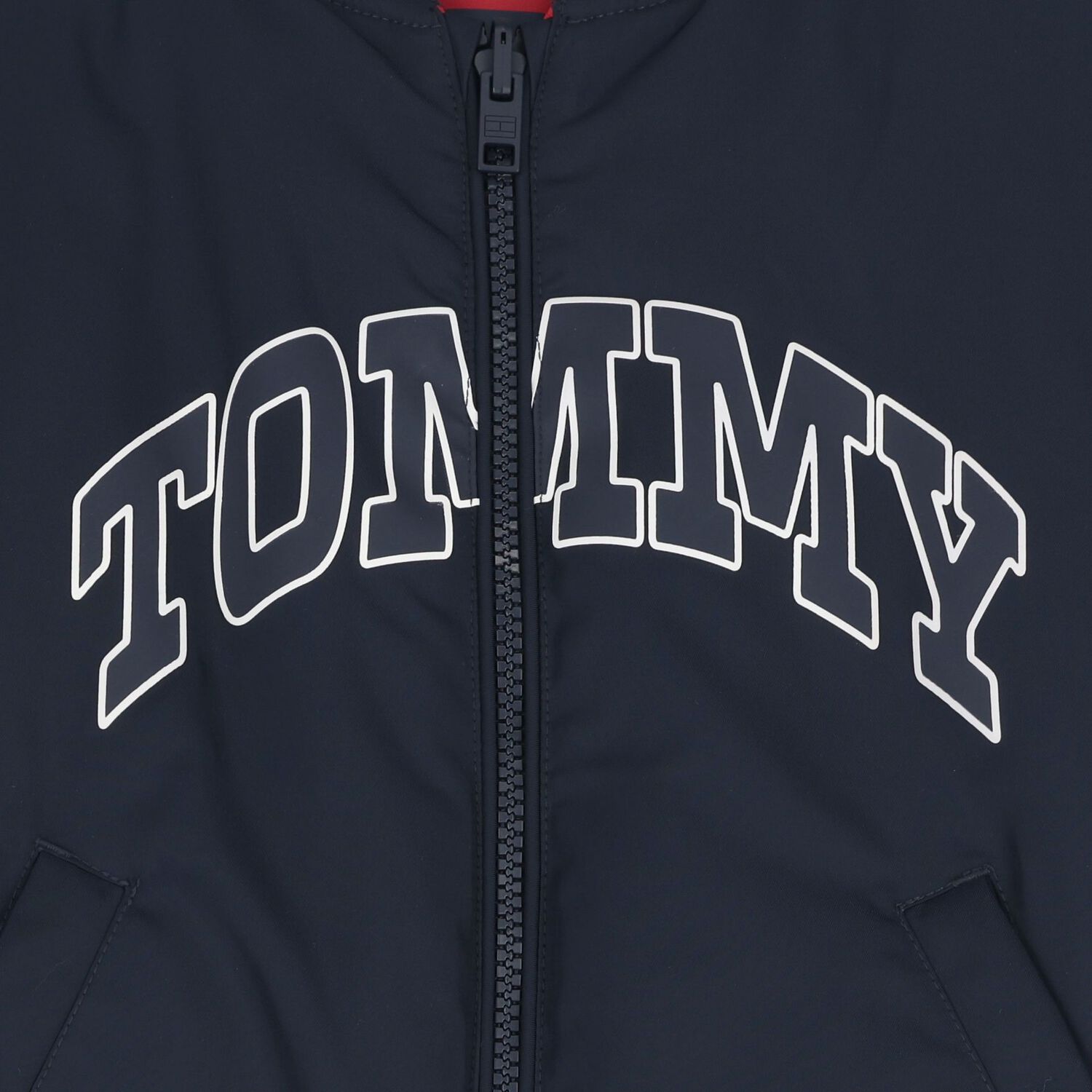 جاكت اولاد منفوخ قابل للعكس باللون الكحلى , 1, hi-res