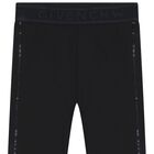 ليجينز بنات بالشعار باللون الاسود , 1, hi-res