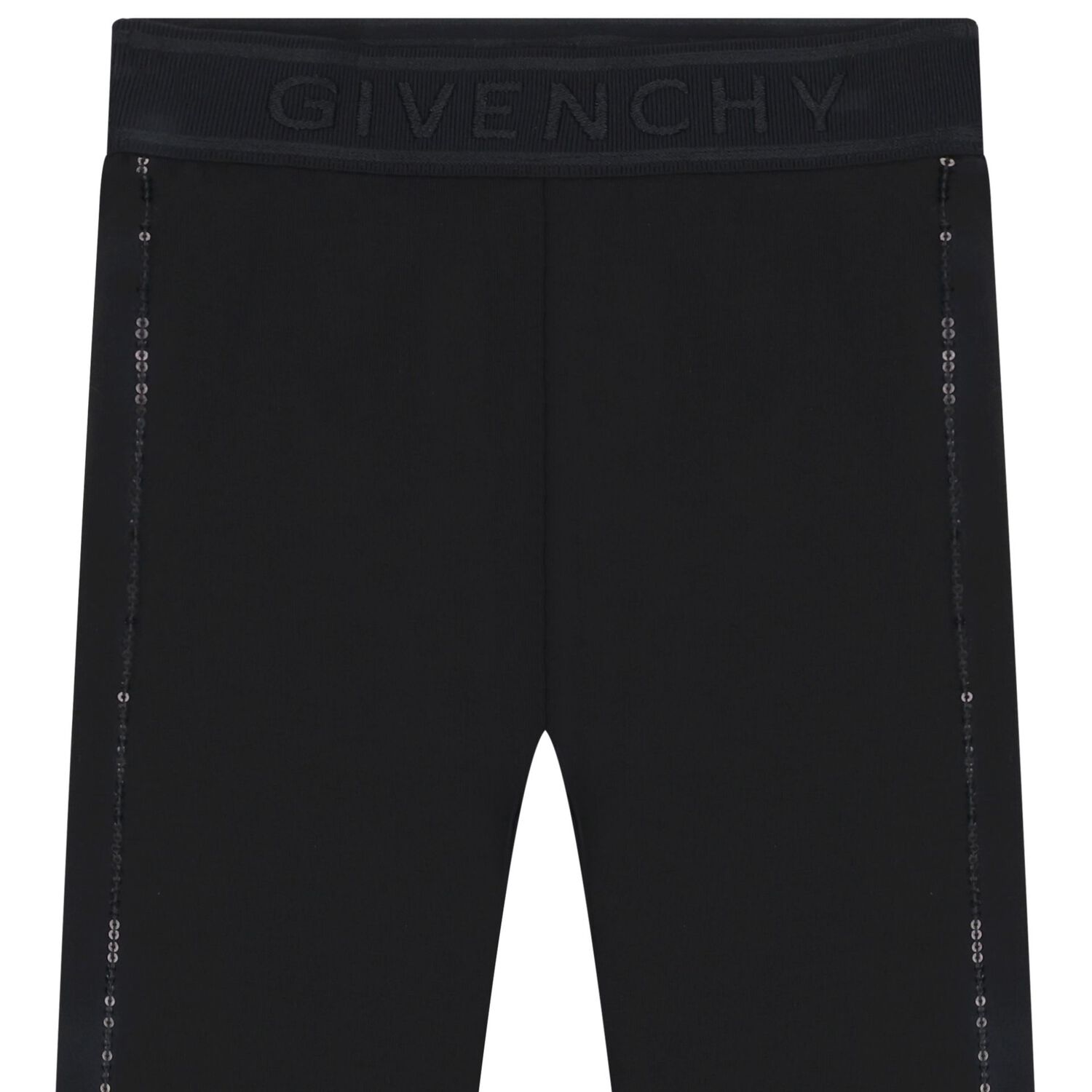 ليجينز بنات بالشعار باللون الاسود , 1, hi-res