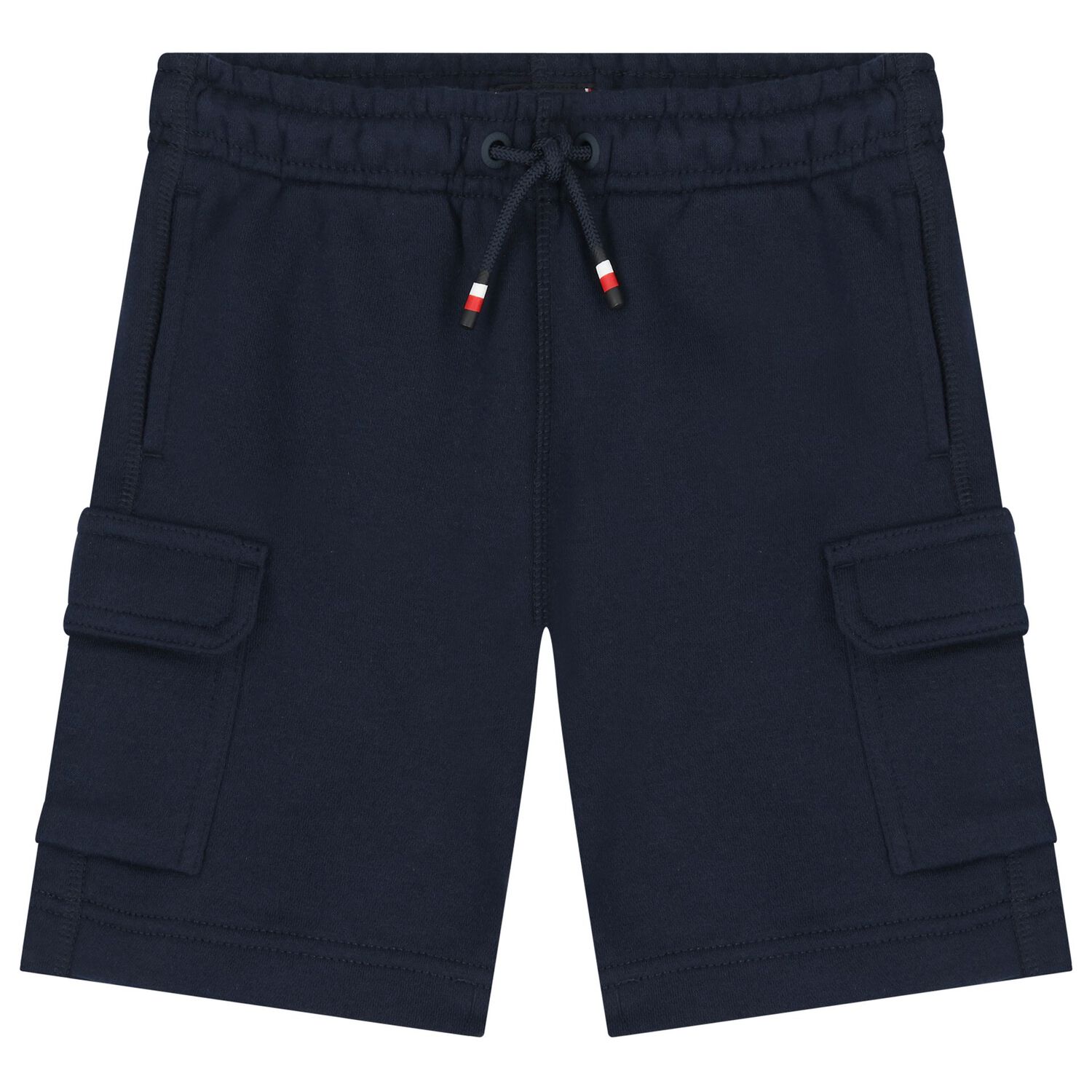 Boys White & Navy Blue Shorts Set, 1, hi-res image number null