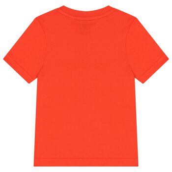 Boys Orange Logo T-Shirt