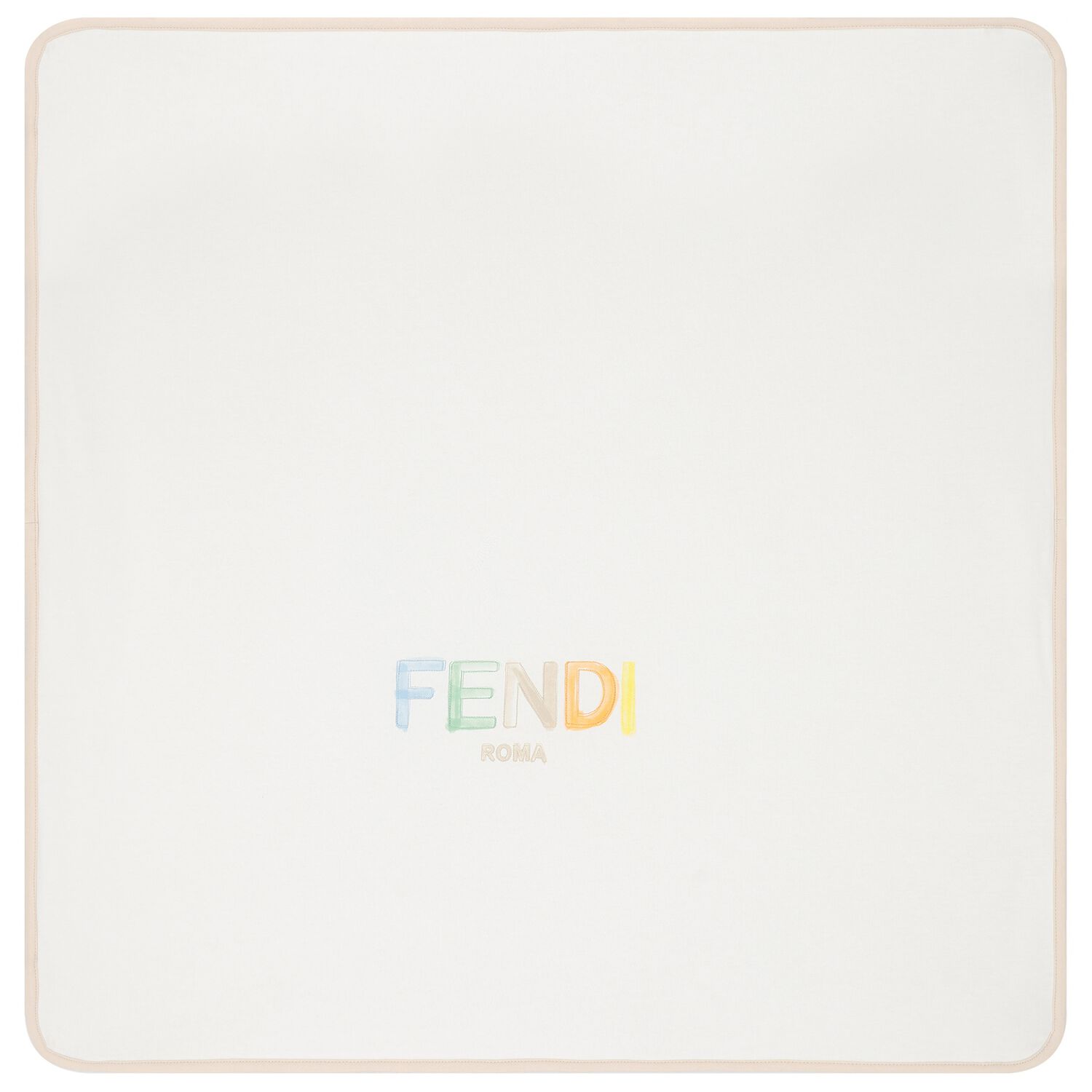 بطانية أولاد بالشعار باللون العاجي و البيج, 3, hi-res