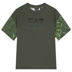 تي شيرت بالشعار باللون الأخضر للأولاد, 1, hi-res