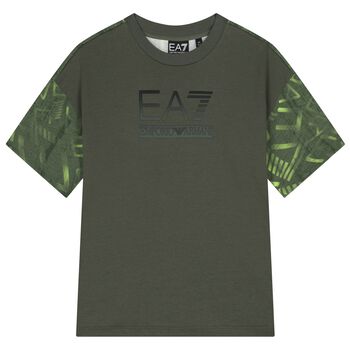 Boys Green Logo T-Shirt