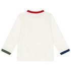 Baby Boys Ivory & Green Tracksuit (3 Piece), 1, hi-res