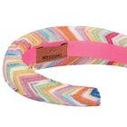 Girls Multi-Coloured Zigzag Headband, 2, hi-res