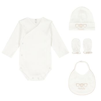 Nanán Beige Bodysuit Baby Gift Set, 1 Beige Bodysuit Baby Gift Set