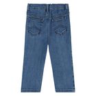Younger Boys Blue Denim Jeans, 1, hi-res