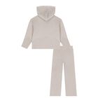 Girls Beige Knitted Trousers Set, 1, hi-res