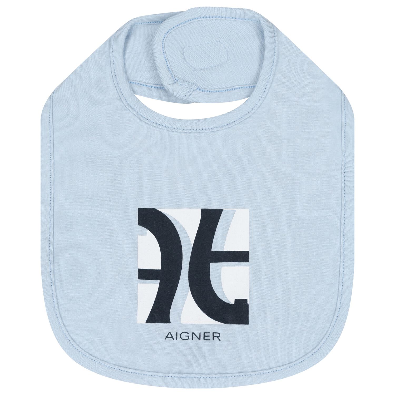 Baby Boys Blue Logo Bib, 2, hi-res