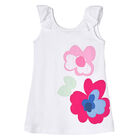 فستان باللون الأبيض , 2, hi-res