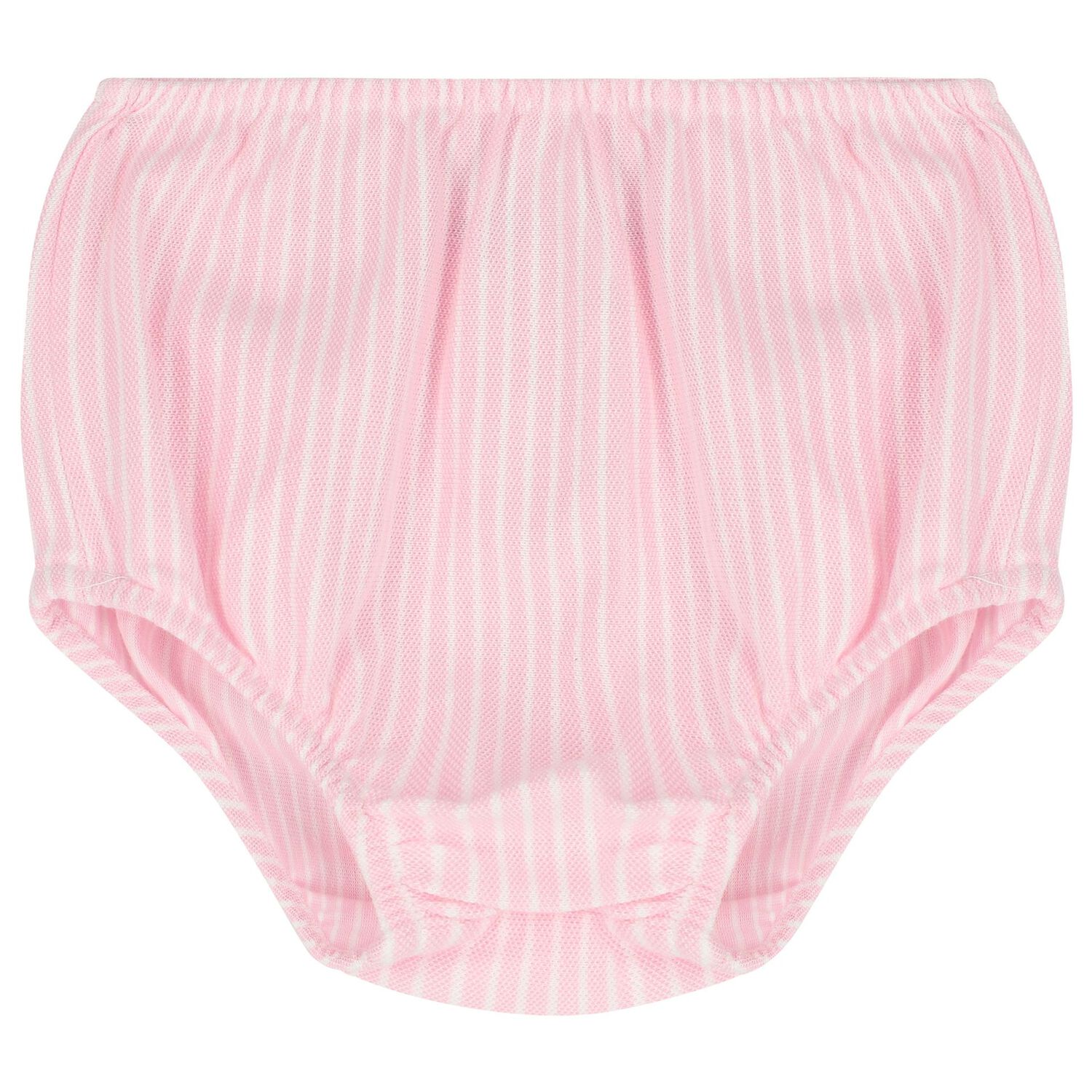 طقم فستان بولو بنات بالشعار مخطط متعدد الألوان, 1, hi-res