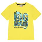 Boys Yellow Fish T-Shirt, 1, hi-res