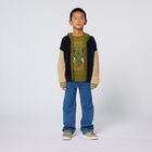 Boys Green Elephant Logo T-Shirt, 1, hi-res