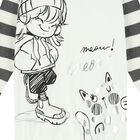 فستان سويت شيرت باللون الأبيض, 1, hi-res