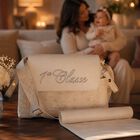 Ivory & Beige Geo Map Baby Changing Bag, 1, hi-res