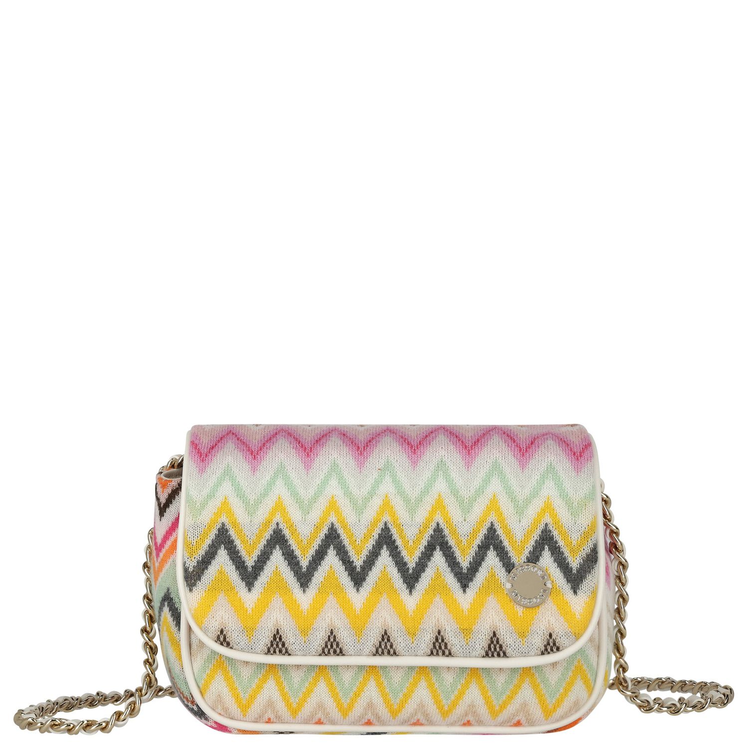 Girls Multi-Colored Zig Zag Shoulder Bag, 1, hi-res
