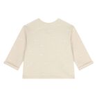 طقم بدلة رياضية للأطفال باللون العاجي والبيج (3 قطع), 2, hi-res