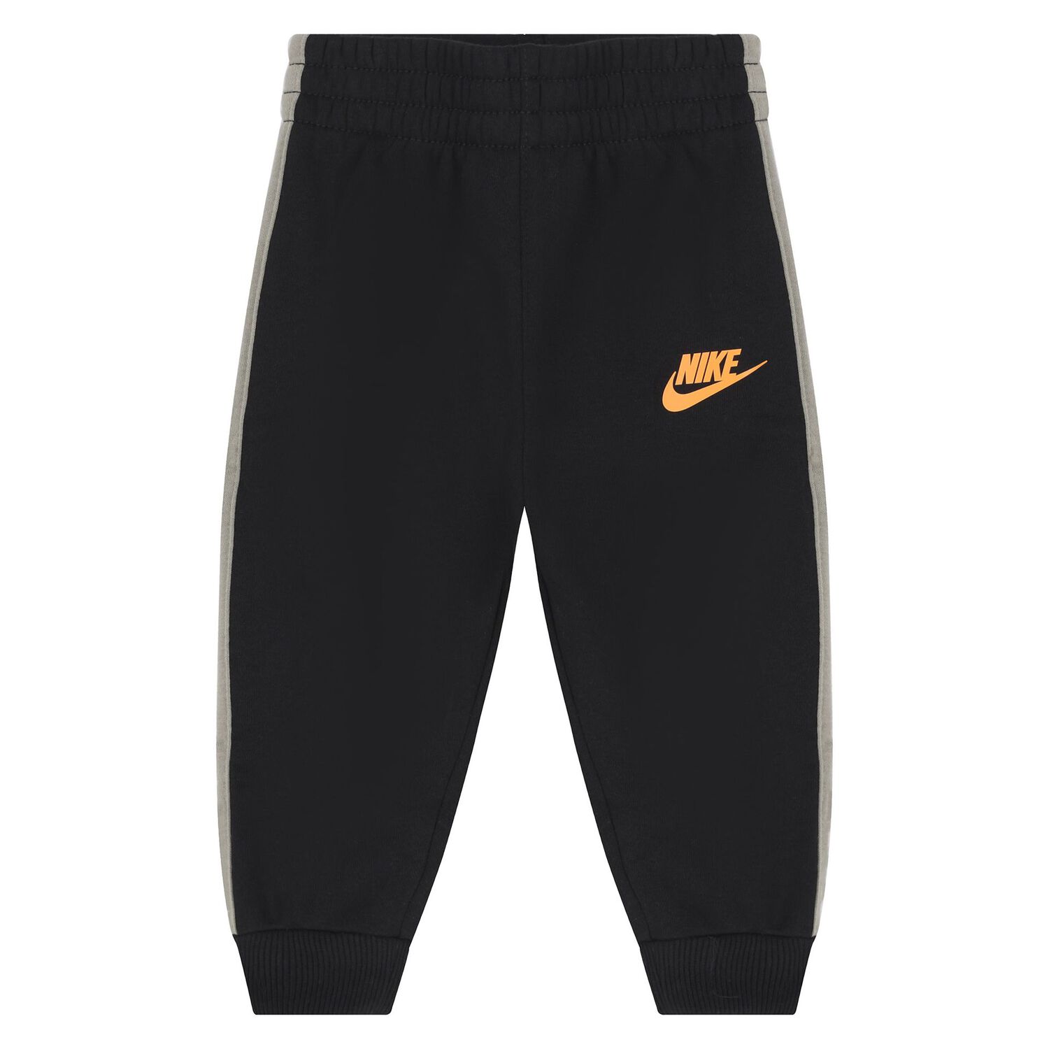 Younger Boys Black Logo Tracksuit, 1, hi-res