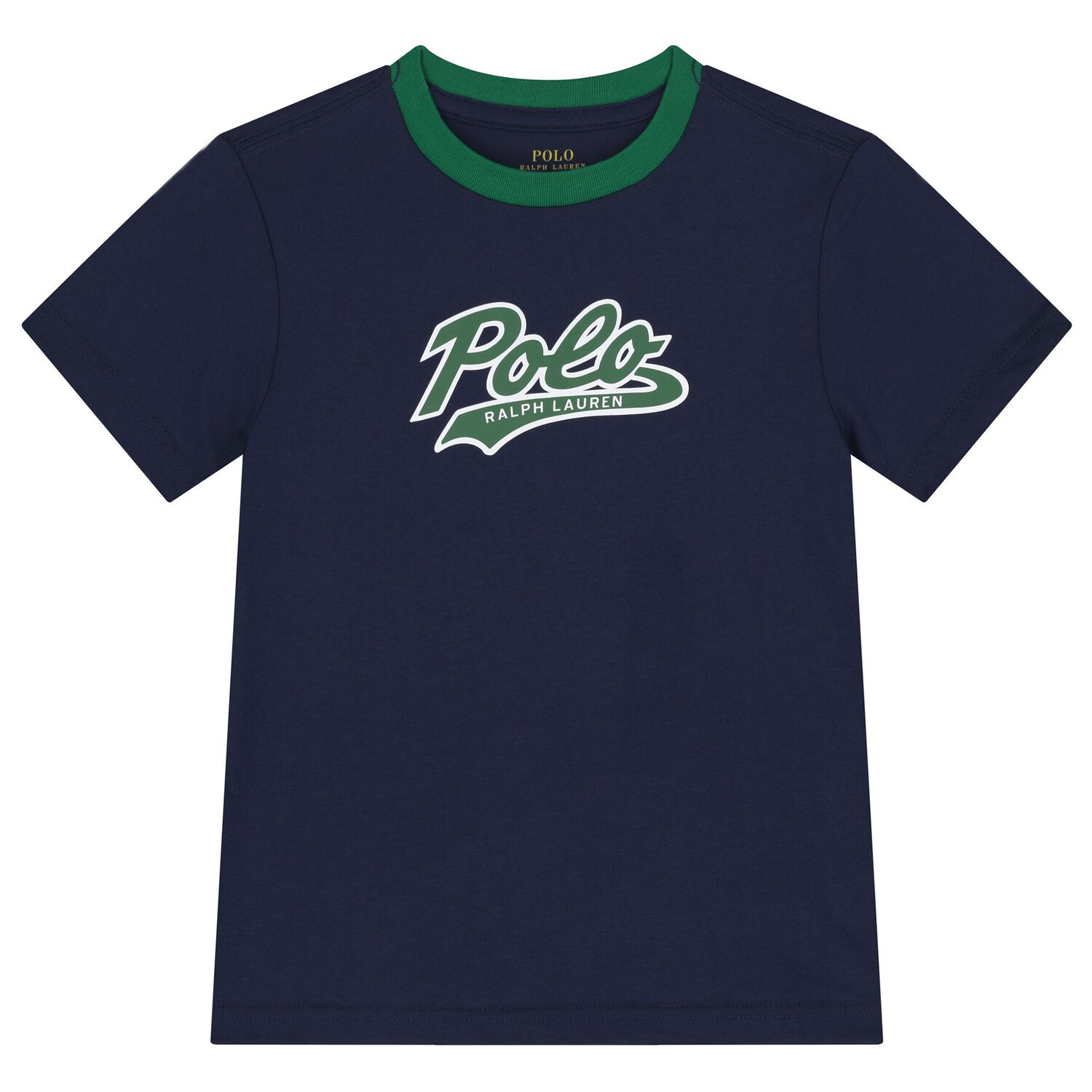 Boys Navy Blue Logo T-Shirt, 1, hi-res