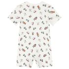 Baby Boys Ivory Playful Bear Baby Romper, 1, hi-res