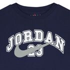 Boys Navy Blue Jordan Logo T-Shirt, 2, hi-res