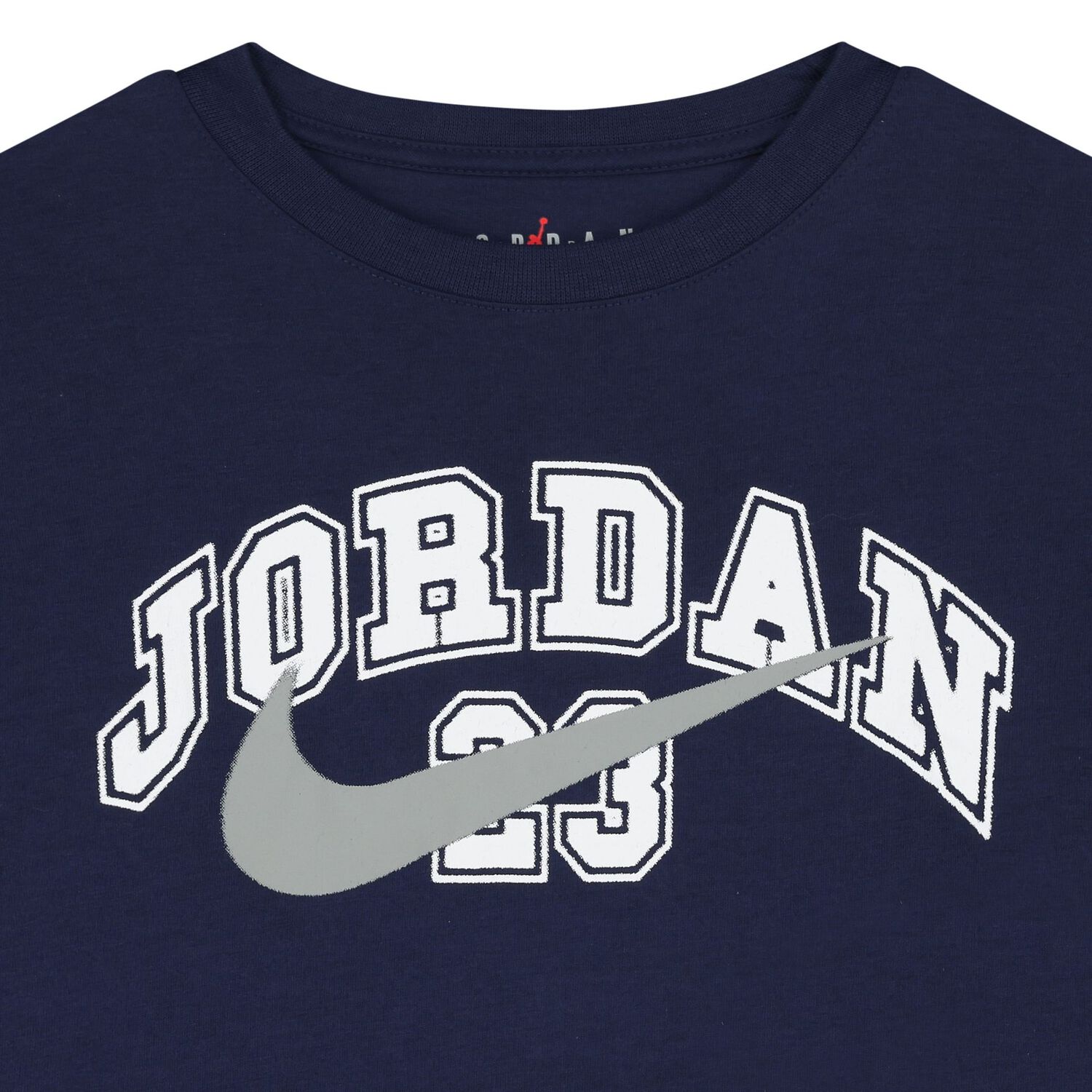 Boys Navy Blue Jordan Logo T-Shirt, 2, hi-res