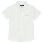 طقم شورت باللون الأبيض والأزرق للأولاد, 1, hi-res