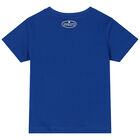 Younger Boys Blue, White & Red Logo T-Shirt, 2, hi-res